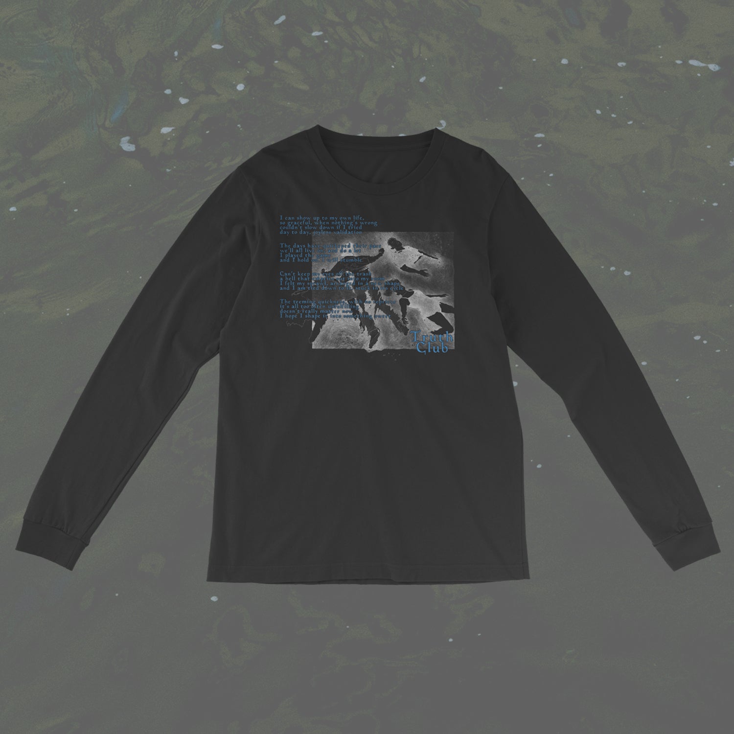 Truth Club - Running From The Chase Long Sleeve T-Shirt – Double Double ...