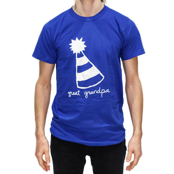 Great Grandpa - Great Grandpa Party Hat T-Shirt